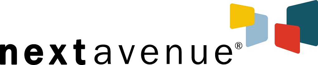 Logo featuring the words Next Avenue and four colored squares