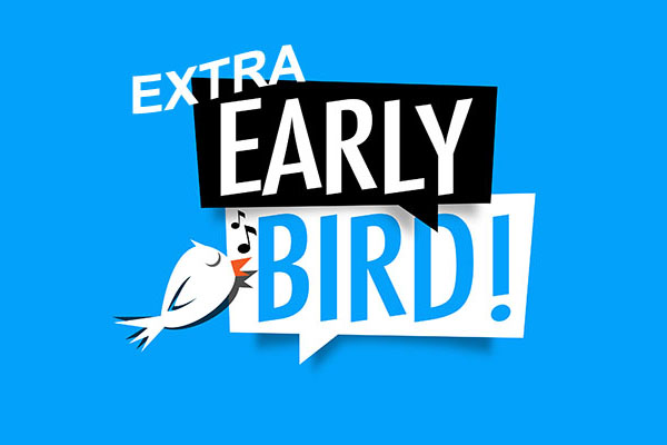 Extra Early Bird rate