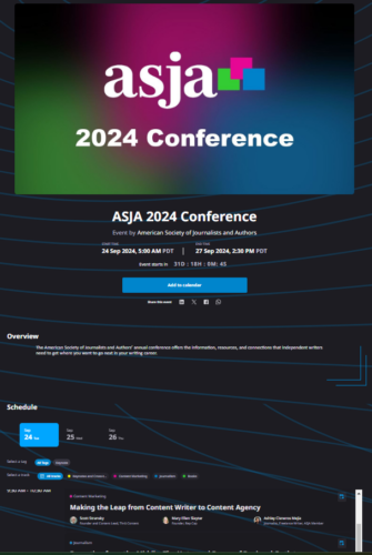 ASJA 2024 conference on Airmeet