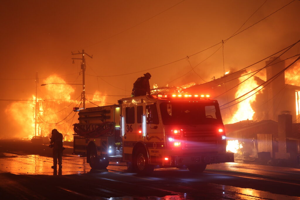 2025 Pacific Palisades fire (photo courtesy Cal Fire)